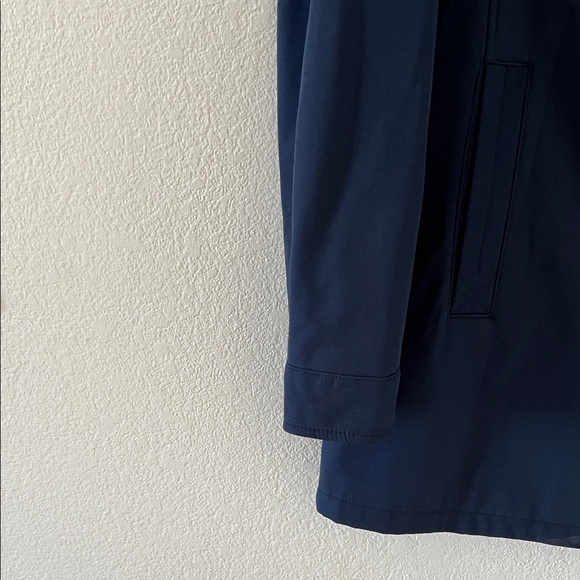 Kenneth Cole Men's Dark Blue Trench Coat - Picture 4 of 15